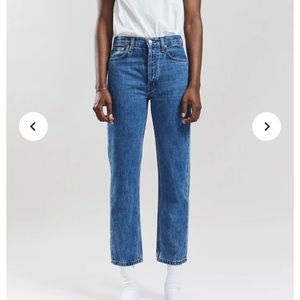 STILL HERE Tate Jeans in Classic Blue